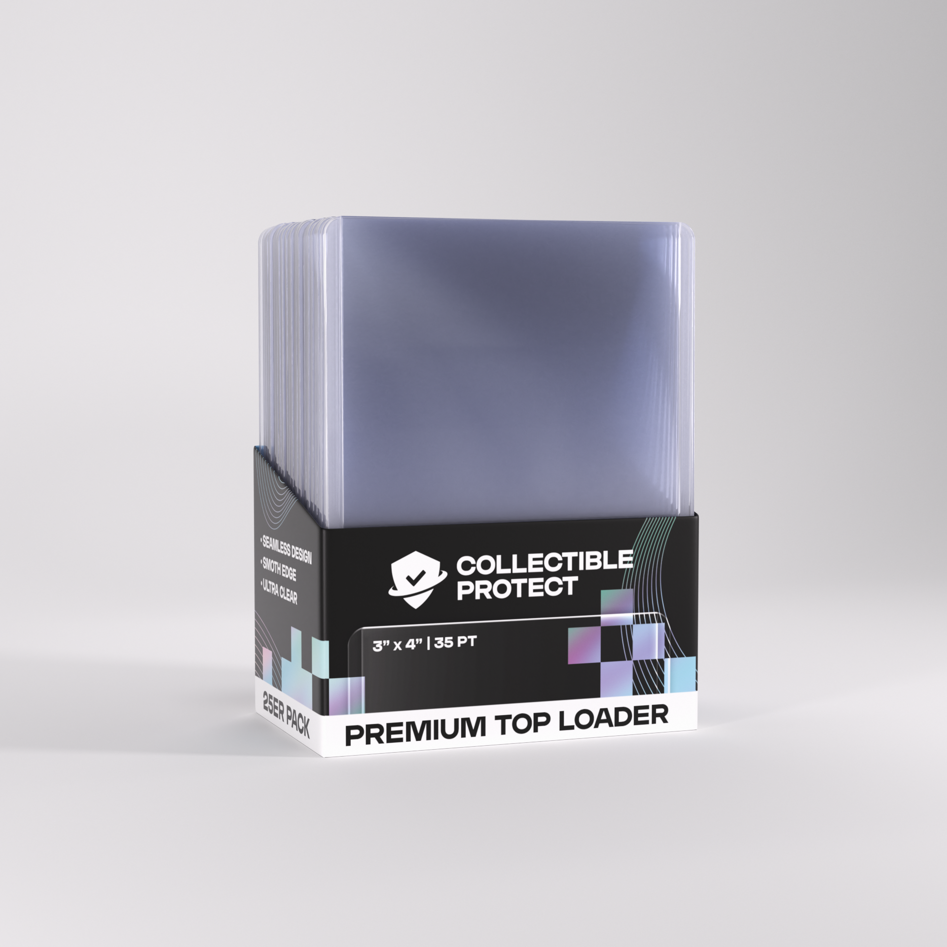 Collectible Protect Premium Toploader 35pt Blue Border